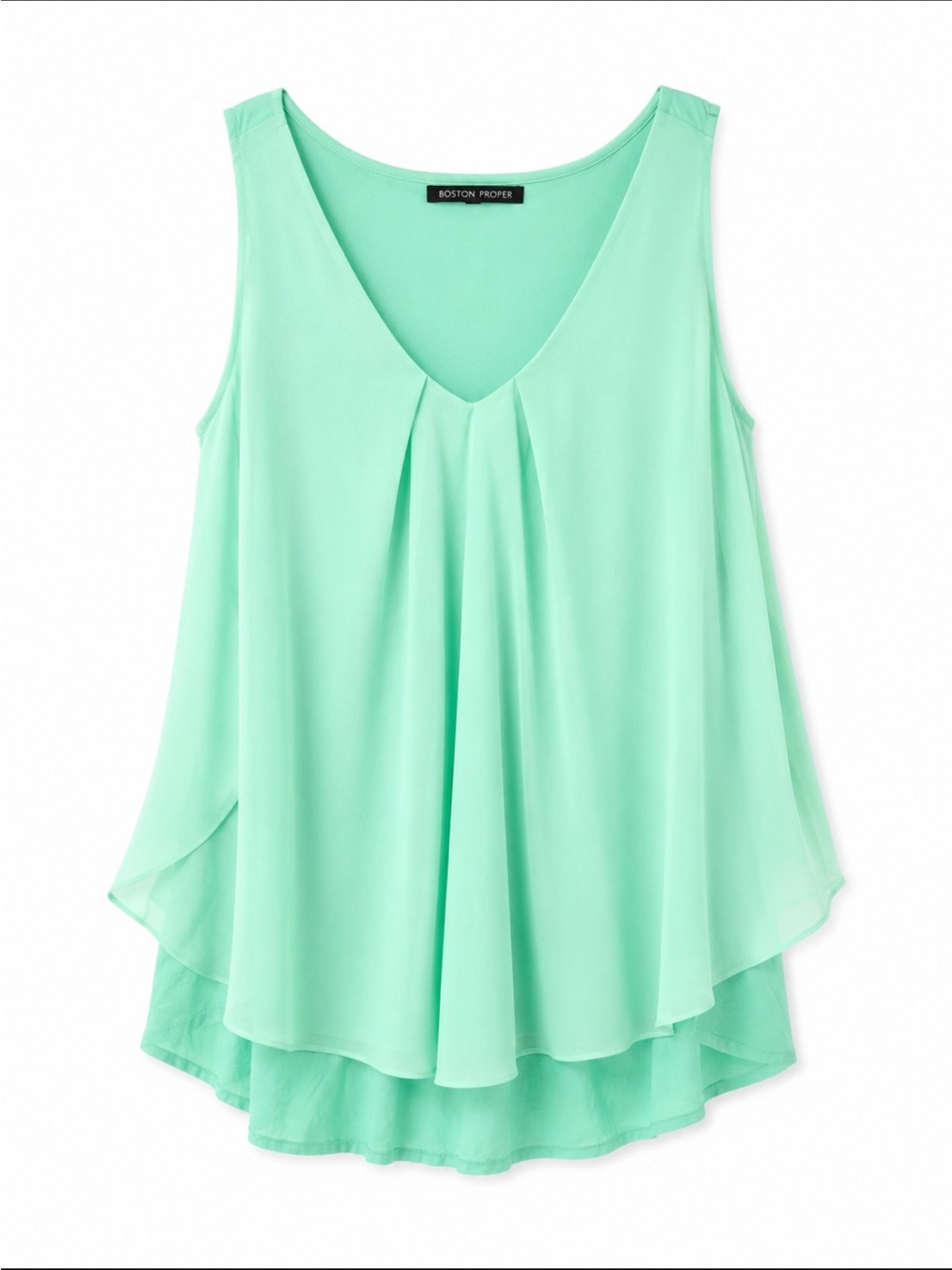 Boston Proper Tank Top Flowy Front